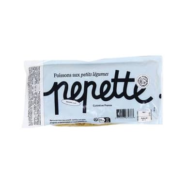 Pepette Chien Repas Frais, Poissons aux Petits Légumes, 300g
