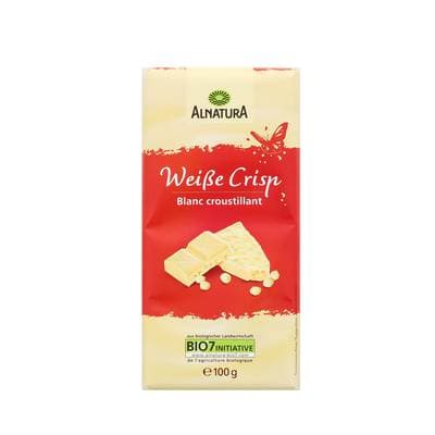 Alnatura Chocolat Blanc Croustillant Bio, 100g