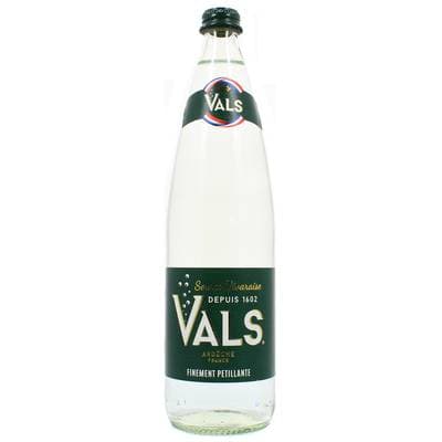 Vals Eau minérale naturelle gazeuse, 75cl