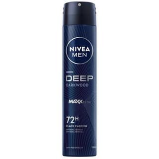 Nivea Men Déodorant spray homme Anti-transpirant Charbon Deep Black Carbon, 200ml