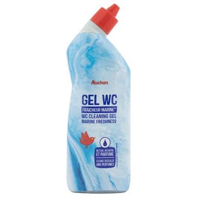 Auchan Gel WC nettoyant fraicheur marine, 750ml