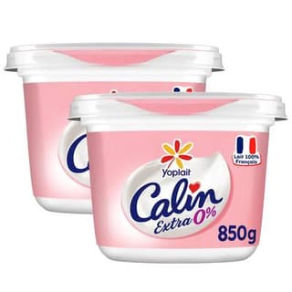 Yoplait Calin Extra 0%, Lot de 2x850g