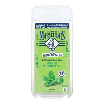 Le Petit Marseillais Gel douche extra doux feuille de menthe bio, 300ml