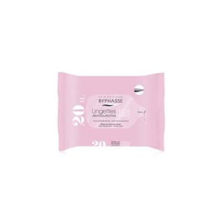 Byphasse Lingettes Démaquillantes Aux Protéines De Lait, 20 lingettes