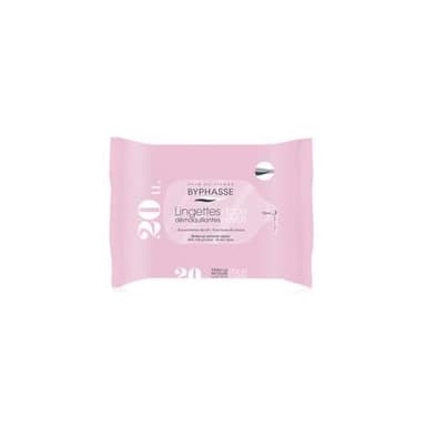 Byphasse Lingettes Démaquillantes Aux Protéines De Lait, 20 lingettes