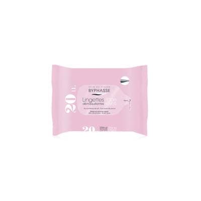 Byphasse Lingettes Démaquillantes Aux Protéines De Lait, 20 lingettes