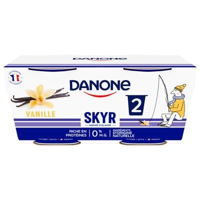 Les Danone Du Monde Skyr Vanille 0%mg, 2x140g