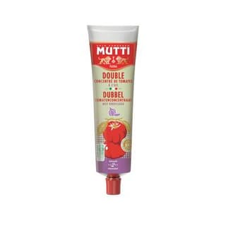 Mutti Double Concentré de Tomate à l'Ail en tube, 130g