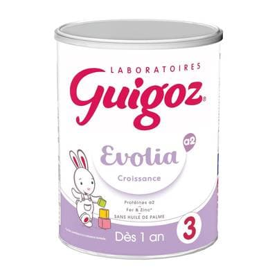 Guigoz Lait de Croissance Evolia 3ème âge en Poudre, Dès 12 mois, 800g
