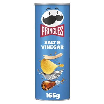 Pringles Chips Tuiles Sel et Vinaigre, 165g