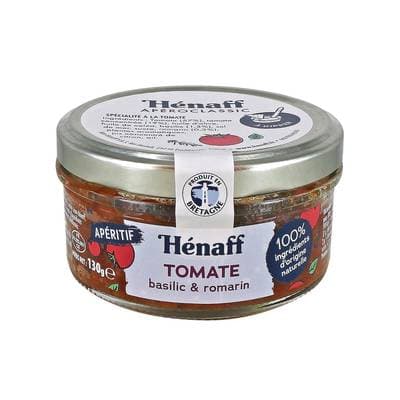 Henaff Tartinade apéritif tomate basilic et romarin en bocal, 130g