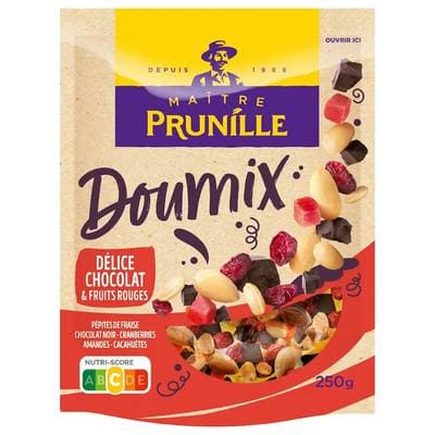 Maitre Prunille Mélange DouxMix Délice Chocolat et Fruits Rouges, 250g