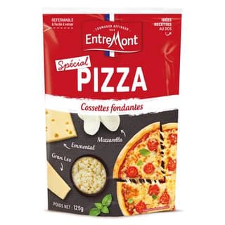 Entremont Fromage rapé spécial Pizza, 125g