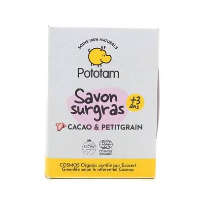 Pototam Savon Surgras Cacao et Petitgrain, 95g