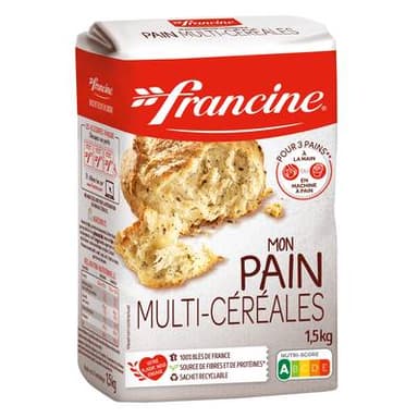 Francine Farine Pain multi-céréales, 1,5kg