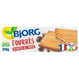 Bjorg Fourrés au chocolat noir bio, 225g