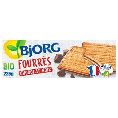 Bjorg Fourrés au chocolat noir bio, 225g