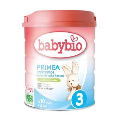  - Babybio - Lait de Croissance Primea Bio 3 en Poudre Bébé Dès 10 mois
