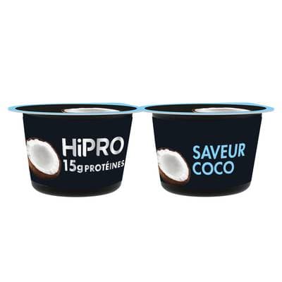 HiPRO Yaourt coco protéiné 0%mg, 2x160g