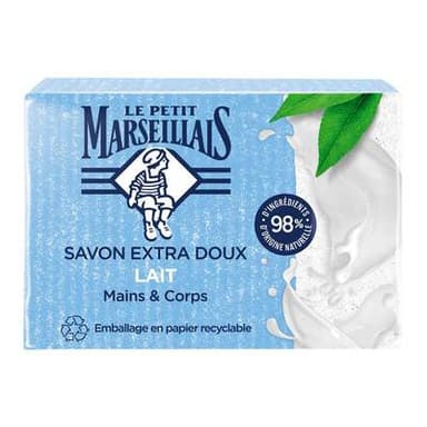 Le Petit Marseillais Savon Extra-Doux au Lait, 200G