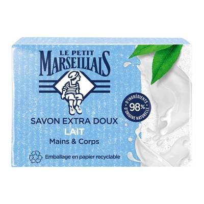 Le Petit Marseillais Savon Extra-Doux au Lait, 200G