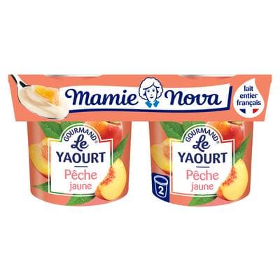 Mamie Nova Gourmand pêche, 2x150g