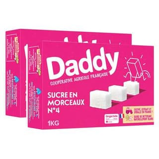 Daddy Sucre en morceaux n°4, Lot de 2x1kg