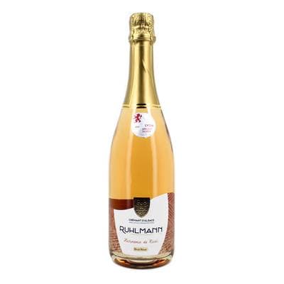 Crémant d'Alsace rosé AOP Famille Ruhlmann Schutz, 75cl