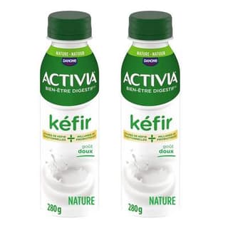 Activia Kéfir nature, Lot de 2x280g