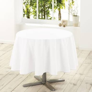 Douceur D Interieur Nappe ronde BLANC, 180 cm