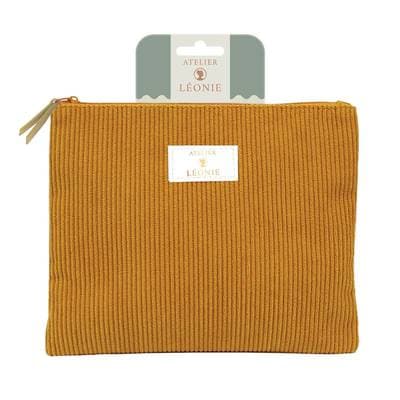 French Tendance Pochette toilette velour 21cm X 17cm, 1 pochette