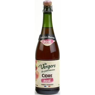 Vergers Du Patrimoine Cidre rosé 3°, 75cl