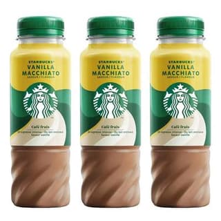 Starbucks Vanille macchiato - café frais, Lot de 3x220ml