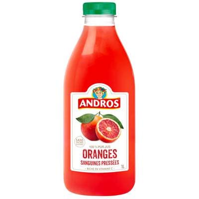 Andros Jus d' Orange Sanguine Pressés, 1L