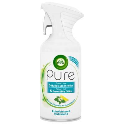 Air Wick - Désodorisant pure rafraîchissant aux huiles essentielles à la fleur de citronnier