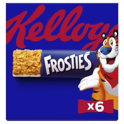 Kellogg's Barres Céréales Frosties, 6 barres