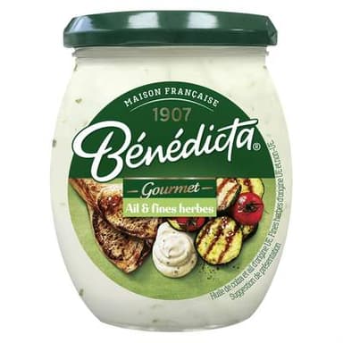 Bénédicta Sauce Ail Fines Herbes, 260g