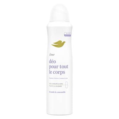 Dove Déodorant Spray 72h Corps Lavande Et Camomille, 150ml