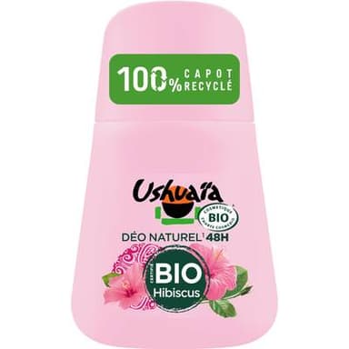 Ushuaïa Déodorant bille à l'Hibiscus bio, 50ml