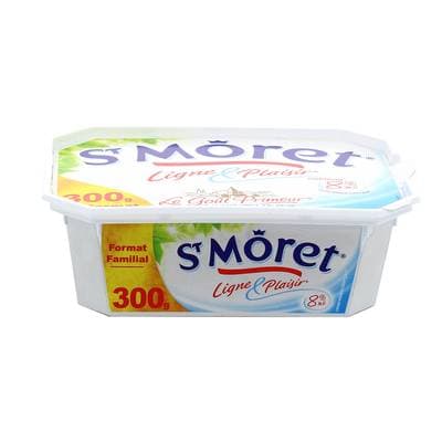 Saint Moret Fromage frais nature léger  8%mg, 300g