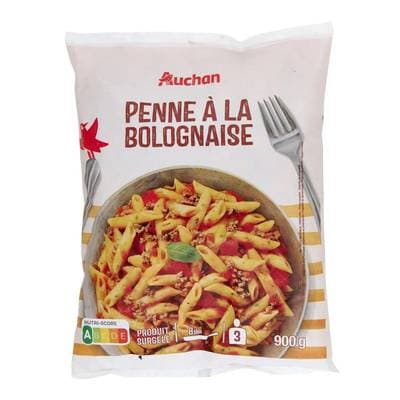 Auchan Penne à la bolognaise, 900g