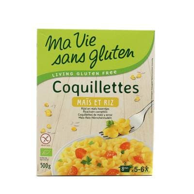 Ma Vie Sans Gluten Coquillette maïs riz bio sans gluten, 500g