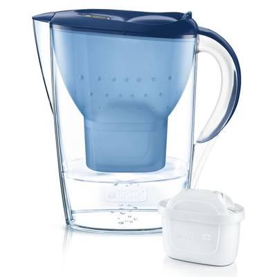 4006387076634 - BRITA - Carafe filtrante Marella bleu + 1 cartouche MAXTRA+