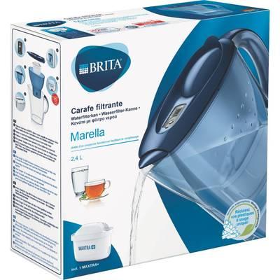 4006387076634 - BRITA - Carafe filtrante Marella bleu + 1 cartouche MAXTRA+