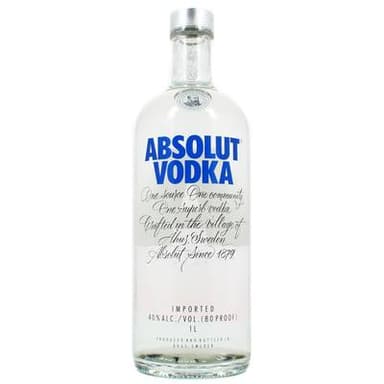 Absolut Vodka 40°, 1L
