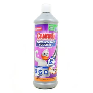 Canard Déboucheur de Canalisations Soude et Javel, 1L