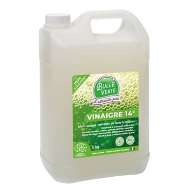 Bulle Verte Vinaigre ménager 14° Gros format, 5L