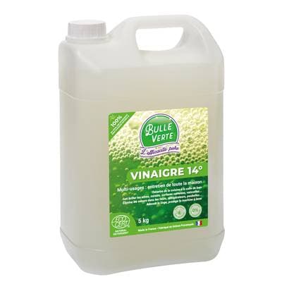 Bulle Verte Vinaigre ménager 14° Gros format, 5L