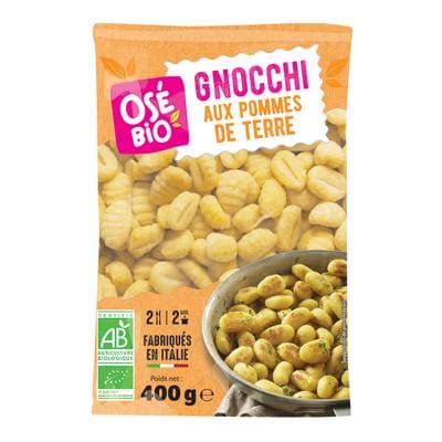 Osé Bio Gnocchi aux Pommes de Terre Bio, 400g