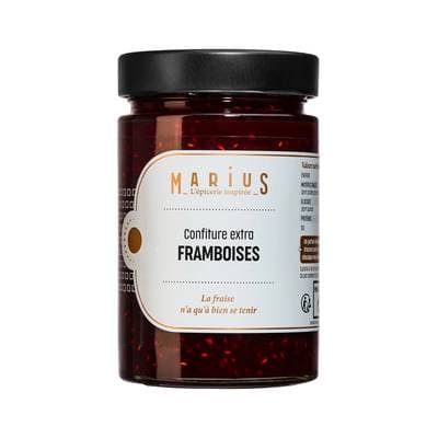 Marius, L'Épicerie Inspirée Confiture Extra Framboises, 375g